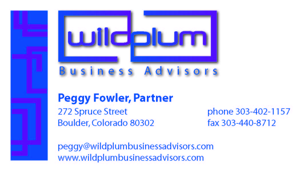 Wildplum Business Advisors Business Card
